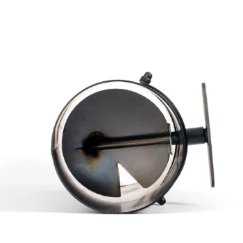 Rökrör Ø125 | 350 mm | Sotlucka & spjäll