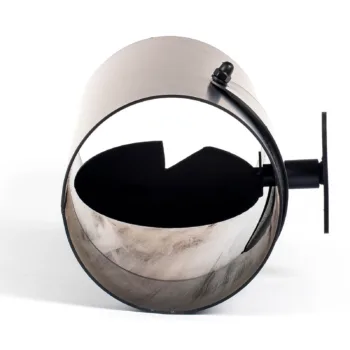 Rökrör Ø125 | 350 mm | Sotlucka & spjäll